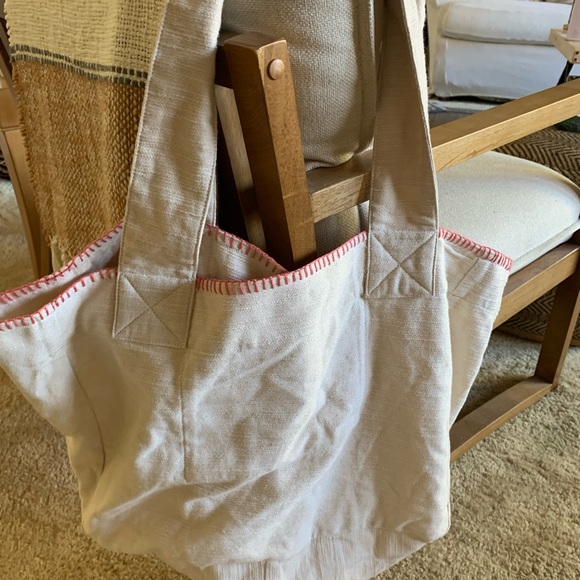 aerie Stitched Tote Bag - Picture 8 of 8